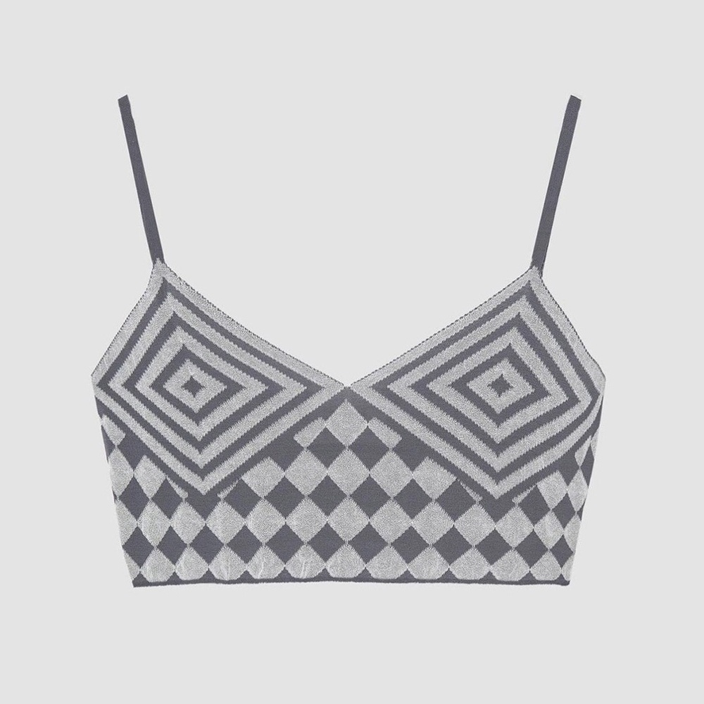 RUS - SAN BRALETTE TOP MARENGO - size M